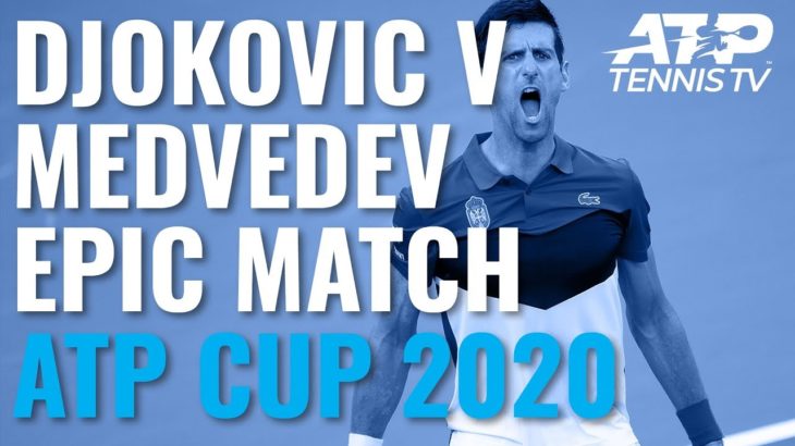 Novak Djokovic & Daniil Medvedev INCREDIBLE Rallies in Epic Match | ATP Cup 2020