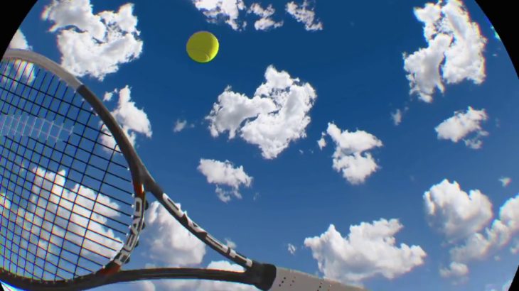 テニス部お家練習 「DREAM MATCH TENNIS VR」1回戦