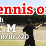 テニスオフ 2020/06/20 シングルス 中級前後 Tennis with Mr.M Men’s Singles Practice Match Full HD