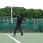 テニス　サーブ打ってみた 【tennis practice serve】 4K