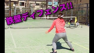 【テニスレッスン動画】佐藤博康プロ直伝！ダブルスで必須！ブロックボレーのコツ！！