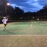 11歳の選手、テニスの3球目攻撃／3rd ball attack （11 Years Old Junior Tennis）