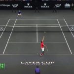 Federer (フェデラー) VS Kyrgios (キリオス) Laver Cup 2018