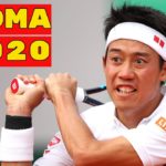 Lorenzo Musetti vs Kei Nishikori 錦織圭  .. Highlights .. Rome 2020