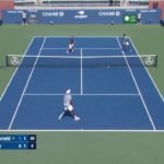 Tennis Doubles return of serve テニスダブルスの試合でのリターン特集