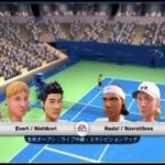 (Wii) EA SPORTS Grand Slam Tennis  錦織圭・エバート　対　ナダル・ナブラチロワ  (Game-11)