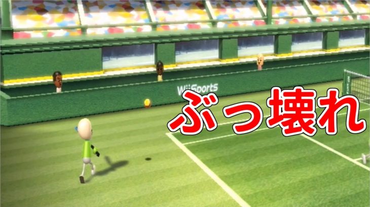 【実況】テニスを楽しみすぎてフェデラーを自称する人の【Wii Sports】