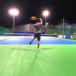 【テニス】沖縄県に住む一般男性が錦織圭に憧れてテニスをする動画🎾