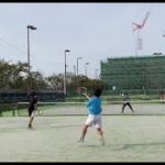 【テニス】シンプルにダブルス練習でボコられる大学生19歳 | Tennis Doubles Practice:Completely Defeated