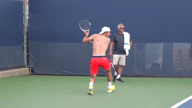 Dominic Thiem Amazing Backhand Slow Motion     Tennis テニス 網球 网球 🎾