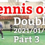 テニスオフ 2021/01/05 ダブルス 中級前後 3試合目 Tennis Men’s Doubles Practice Match Full HD