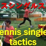 テニスシングルス戦術/tennis singles tactics
