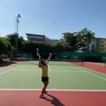テニスジュニア女子11歳　ゲーム形式2021年1月　Tennis junior girl 11years match practice Jan 2021