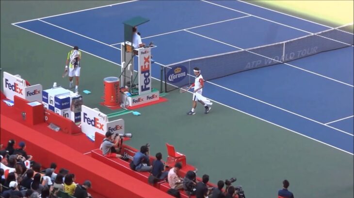 楽天ジャパンオープンテニス2014 準々決勝 錦織圭 vs ジェレミー・シャルディ 6-4 6-2（10月3日）