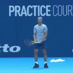2020年Nitto ATPファイナルズ・プラクティス　ノバク・ジョコビッチ(Novak Djokovic)/ラファエル・ナダル(Rafael Nadal)
