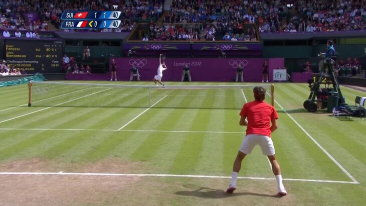 Federer (フェデラー) VS Beneteau London 2012