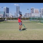 【テニス】tennis 芝浦シングルスマッチ練　202103 全日本ベテランテニス③
