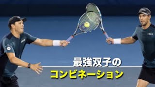 【テニス】実在！双子で世界一のコンビネーションを魅せた伝説の男達、ブライアン兄弟！【ダブルス】tennis bryan doubles