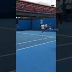 Kei Nishikori Practice at the 2015 Australian Open / 2015全豪　錦織圭　練習コート