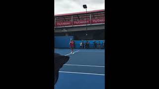 Kei Nishikori Practice at the 2015 Australian Open / 2015全豪　錦織圭　練習コート　その2