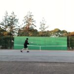 陰キャのテニスの壁打ち　Japanese Nerd’s Tennis Practice on The Wall