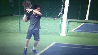 テニス　プロのフォームを解説　練習方法　　Tennis　　The form of forehand of professional tennis player　How to practice