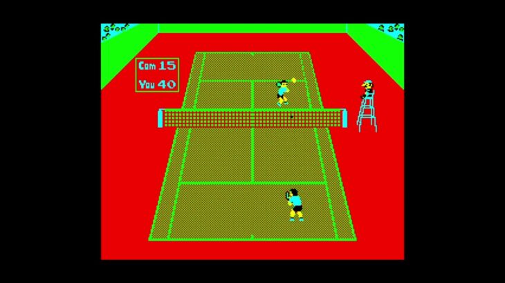 Nintendo no Tennis (任天堂のテニス) for the NEC PC-88