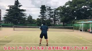 Team Tennis Triggerシングルス練習会①