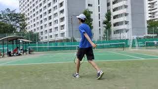 【Tennis テニス】シングル試合（ごぼう、仙人、毒舌）Single match(Burdock, Hermit, Poisonous tongue)