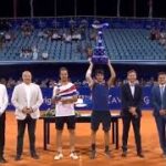 18 year old young man wins first ATP title.       Tennis 網球 テニス  网球