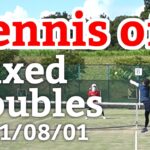 テニスオフ 2021/08/01 ミックスダブルス 中級前後 Tennis Mixed Doubles Practice Match Full HD