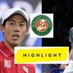 Alexander Zverev vs Kei Nishikori 錦織 圭 Highlights RG 2021