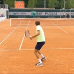 Daniil Medvedev Backhand Hit.    Tennis  網球 テニス  网球