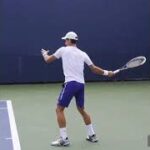 Novak Djokovic Forehand Return .     Tennis 網球 テニス  网球