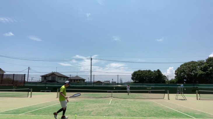 【TENNIS】STA championship singles（tie break）❶山根VS中村2021.8.1小田原テニスガーデン