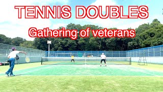 【 テニス ダブルス／tennis doubles 】(4K映像)　男子ガチ！ダブルス試合