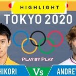 錦織 圭 vs アンドレイ・ルブレフ 東京オリンピック 2020