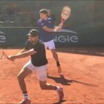 Kei Nishikori & Jeremy Chardy practice【Roland Garros 2017】