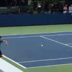 Kei Nishikori practice【US OPEN 2016】 錦織圭のフォアハンド 全米オープン2016