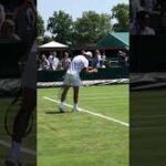 Kei Nishikori & Rafael Nadal practice【Wimbledon 2019】錦織圭とナダルがウィンブルドンで練習 #Shorts