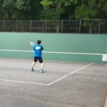 【卓球人】がテニスコーチの試験に挑戦❗❓【PART1】(tabletennis→tennis)#Shorts