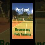 ブーメランスネイク完成【Perfect Pole turning】#tennis #princeoftennis #shorts #テニス #テニスの王子様