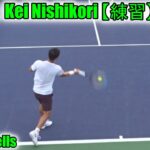 錦織圭【練習風景】インディアン・ウェルズ Kei Nishikori Practice at Indian Wells 10.07.2021