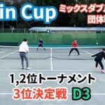 【テニス】Chain Cupに参戦！！＜1,2位トーナメント 3位決定戦 第1試合　服ピタ/梅セブン＞