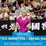 Matteo Berrettini v Rafael Nadal Extended Highlights (SF) | Australian Open 2022