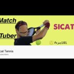 Practice Match with YouTuber Sicat Tennis/友達以外の初テニスYouTuber対決！