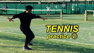 Tennis Idol ♥️ TENNIS practice ② Diamond Tennis Club Tokyo JAPAN テニス 練習 ダイヤモンド•テニス•クラブ