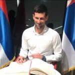 絶対コロナワクチン接種しない宣言のジョコビッチがドバイ万博のセルビアブースを訪問　2022年2月17日