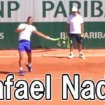 Rafael Nadal practice【Roland Garros 2017】 ナダルの練習 全仏オープン2017