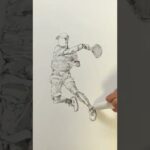 【日本製怪物】錦織圭描いてみた！Kei Nishikori drawing tennis player【Japanese Monster】
